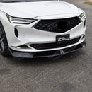 High-Quality Black Front Bumper Splitters for 2022 Acura MDX by SuperAutoUSA
