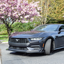 SuperAutoUSA 2025 Mustang PU bumper lip front splitter

