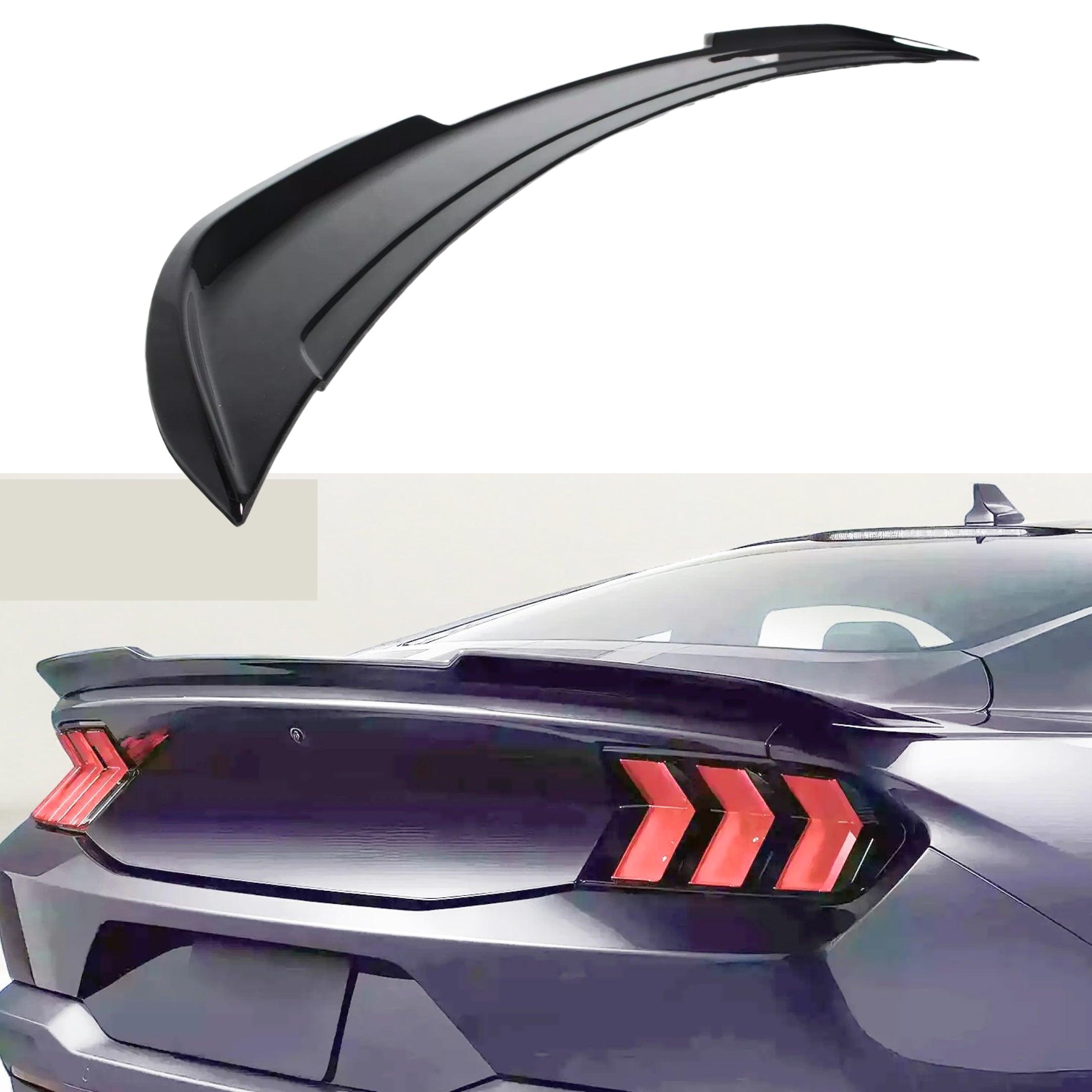 Spoiler Ribs Fits 2024-2025 Ford Mustang S650 Rear Trunk Lip Spoiler Wing Decklid S ...