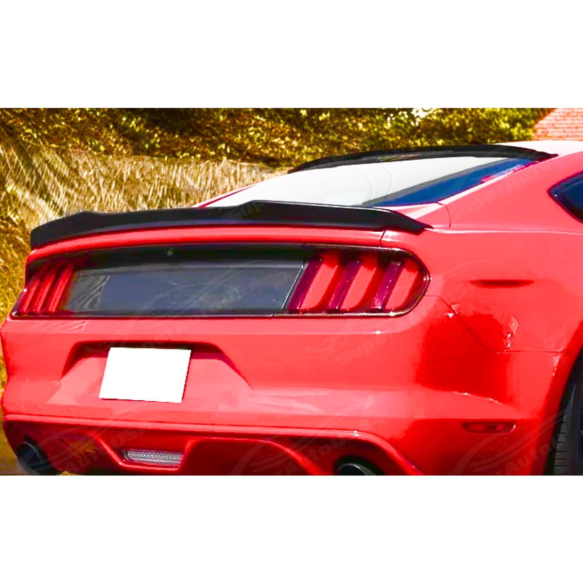 Stock S650 Rear Fits 2024-2025 Ford Mustang S650 Rear Trunk Lip Spoiler Wing Decklid S ...