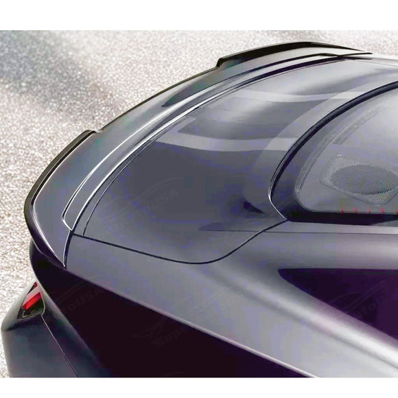 2025 Ford Mustang S650 Rear Wing Spoiler with Wicker Bill and Decklid Spoiler SuperAutoUSA