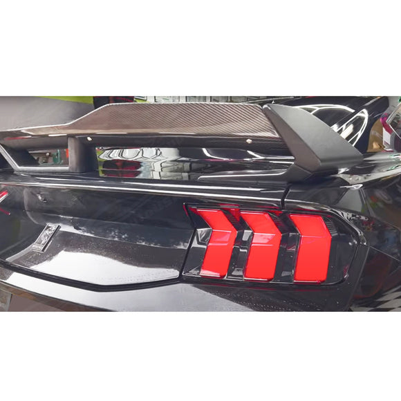 2025 Mustang Rear Gurney Flap Wickerbill for GT Premium Coupe by SuperAutoUSA
