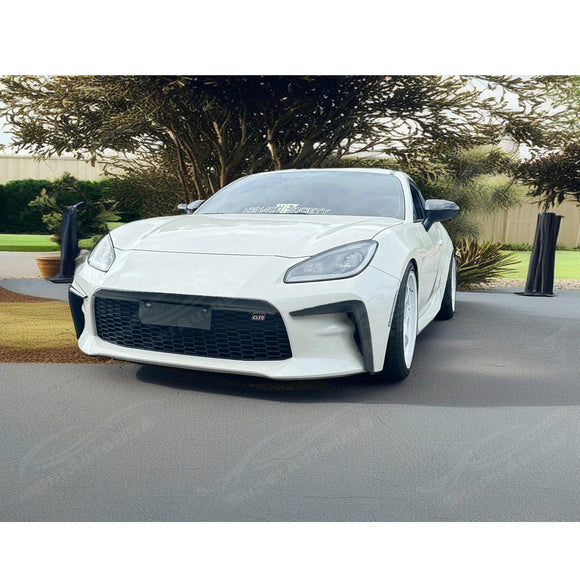 2025 Toyota GR86 Matt Black PU Front Bumper Grille Garnish 2pcs
