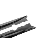 High-Quality Gloss Black Car Skirt for 2020 Chevrolet Corvette C8 by SuperAutoUSA
