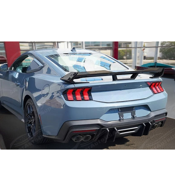 SuperAutoUSA Durable Matte Black Rear Diffuser for 2024 Ford Mustang Premium

