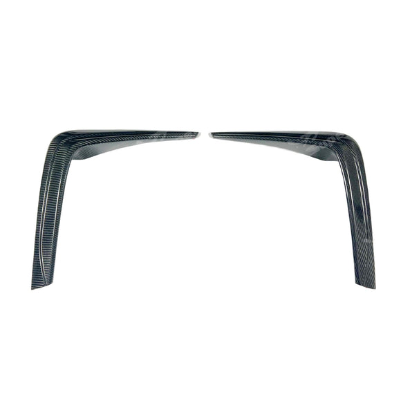 High-Quality Real Carbon Fiber Front Bumper Canards Fins 2pcs for 2022 Toyota GR86 by SuperAutoUSA
