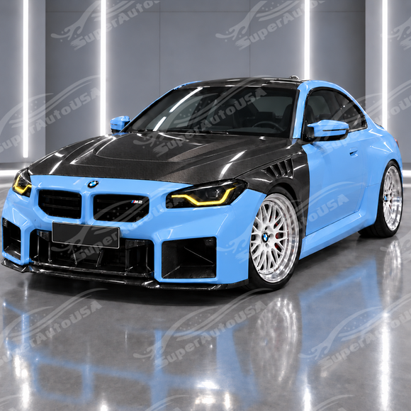 2022-2027 BMW G87 M2 / G42 2 Series - AP Style Carbon Fiber Vented Hood