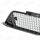 For 2022-24 Honda Civic Sedan Honeycomb Pattern Gloss Black Front Bumper Grille-3
