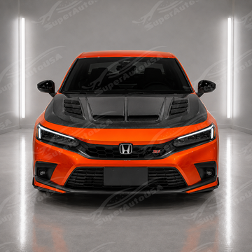 2023-2026 Honda Civic / Si - Carbon Fiber VRS Style Vented Hood