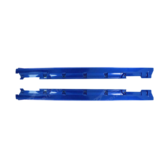 2022-2026 Subaru WRX VB - Painted Rocker Molding Replacement Side Skirts - World Rally Blue - K7X