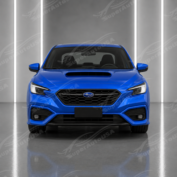 2022-2026 Subaru WRX VB - Painted Rocker Molding Replacement Side Skirts - World Rally Blue - K7X