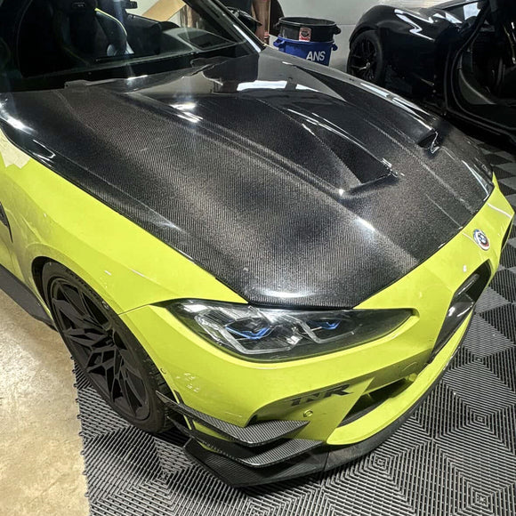 Guardabarros laterales defectuosos, estilo M3 y M4, de acero negro, para BMW Serie 3 F30 12-18