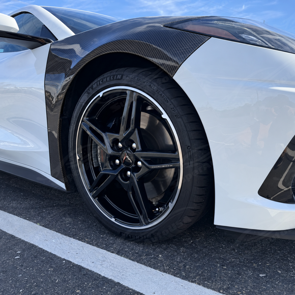 2022-2027 Corvette C8 Stingray - OE Style Carbon Fiber Fenders