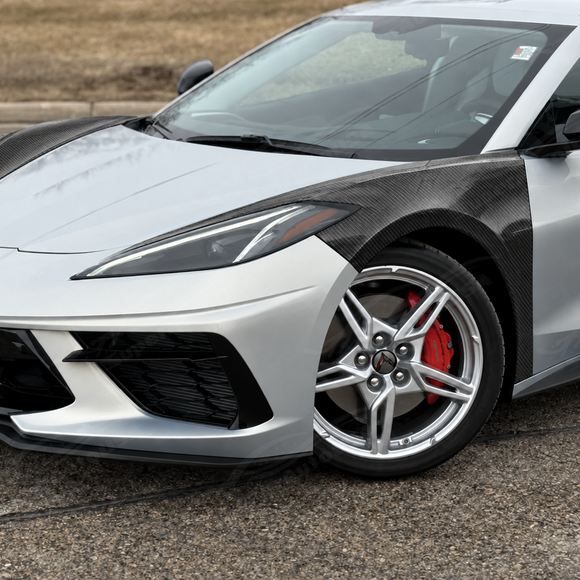 2022-2027 Corvette C8 Stingray - OE Style Carbon Fiber Fenders