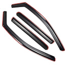 Fit 2014-2023 Jeep Cherokee In-Channel Vent Window Visors Rain Sun Wind Guards Shade Deflectors-3