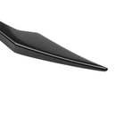 Track-level perspective showing the multi-tier front canard layout on the F74 lower bumper air ducts