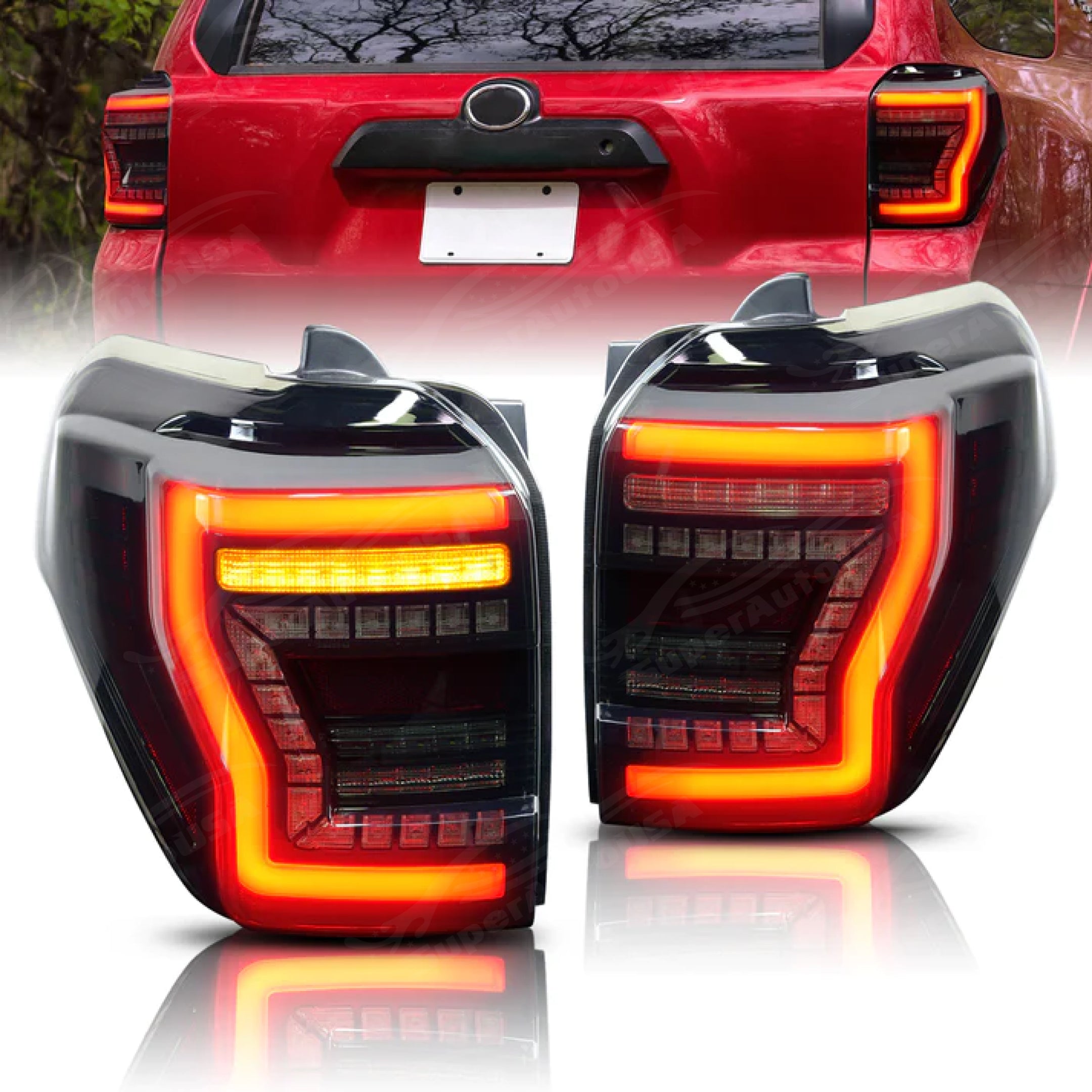 Fits Toyota 4Runner 2014-2024 Full LED Tail Lights Sequential Assembly