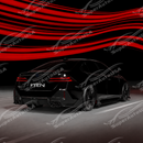 High-contrast stance of the SuperAutoUSA VTEN gloss black rear diffuser accenting an Alpine White 2025 BMW G60