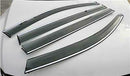 Fits 2014-20 Lexus IS200t 250 300 350 Window Vent Visors w/ Chrome Trims Wind Guards-2