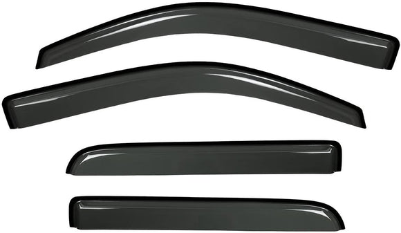 Fit 2014-2020 Lexus IS250 IS350 3D Mugen Style Vent Window Visors Rain Sun Wind Guards Shade Deflectors