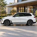 For 2019-2022 BMW X7 Double Sided Real Carbon Fiber Side Skirt-1