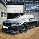 For 2020-2022 BMW 7 Series G12 Gloss Black Front Bumper Lip Spoiler-11