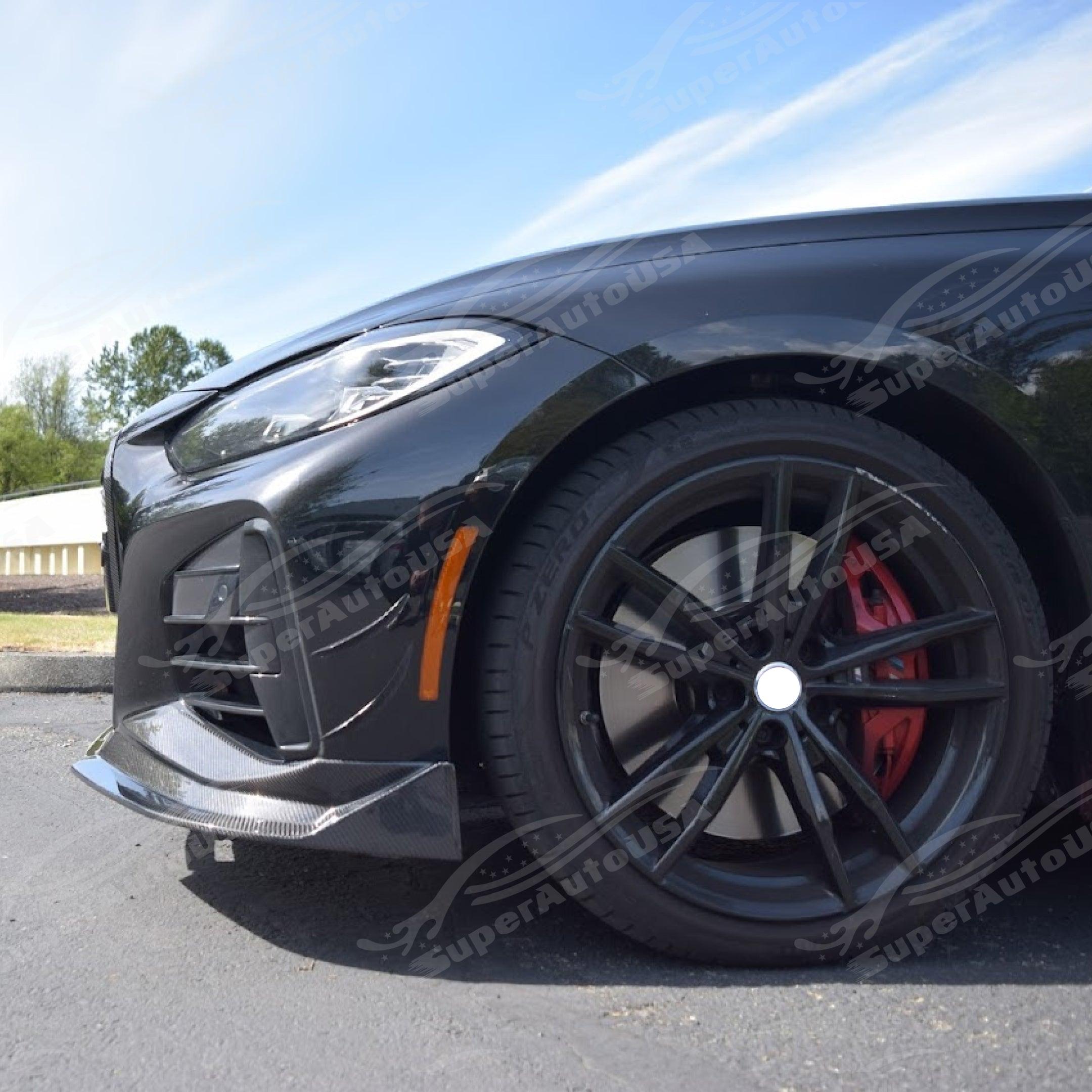 Real Carbon Fiber CSL Style Front Lip Spoiler for BMW G23 430i