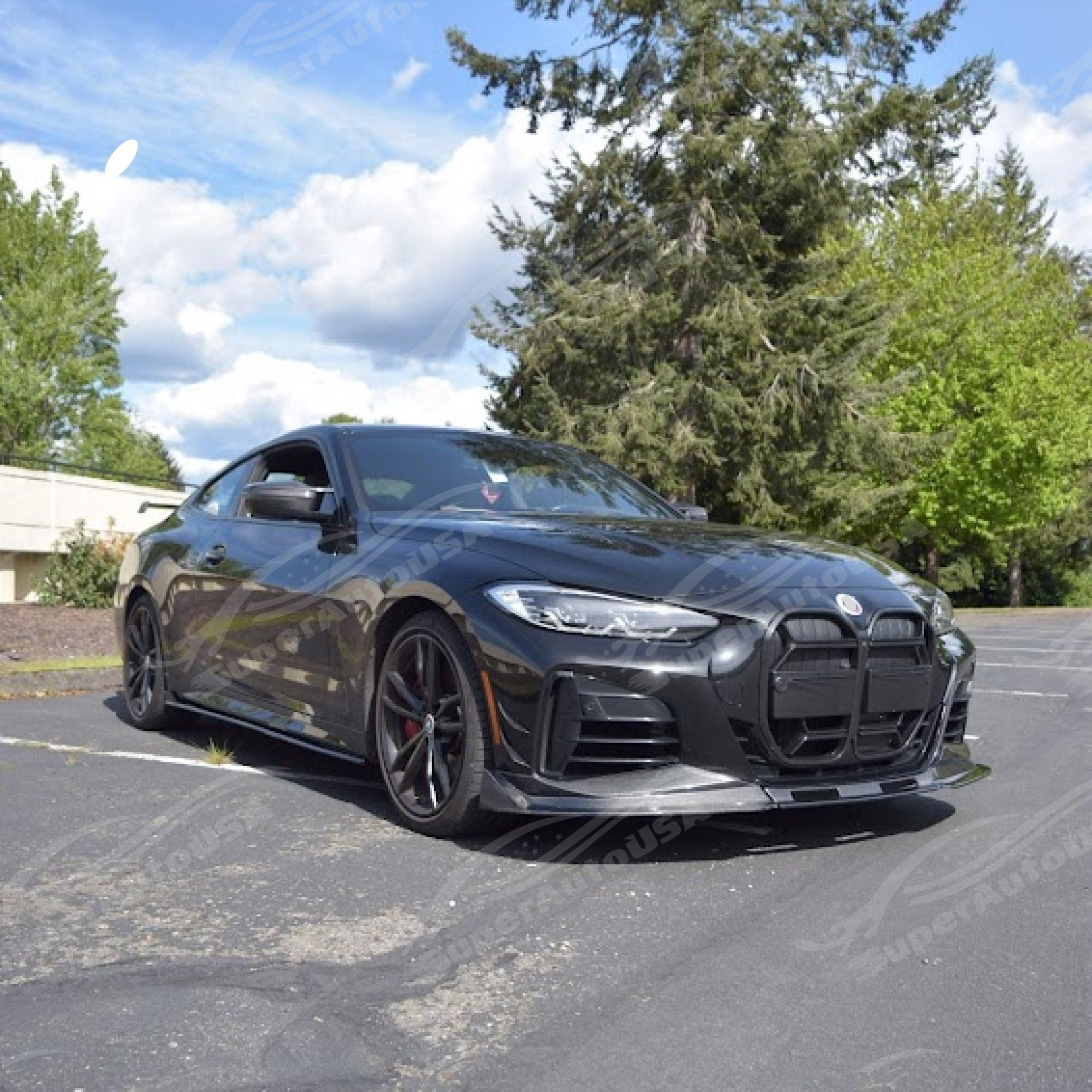 Real Carbon Fiber CSL Style Front Lip for BMW G22 430i