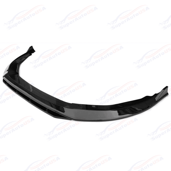 Fits 2023-Up Accord Gloss Black Competition Performance Style Front Bumper Lip
