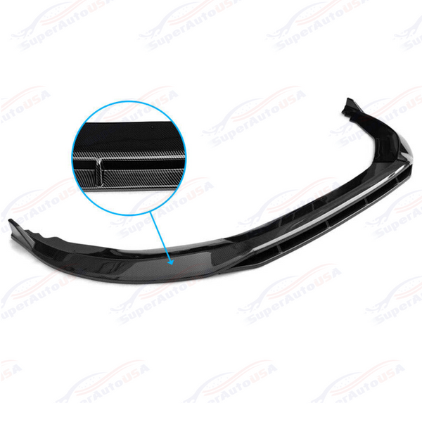 Fits 2023-Up Accord Competition Performance Style Carbon Print Front Bumper Lip