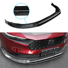Fits 2023-Up Accord Competition Performance Style Carbon Print Front Bumper Lip