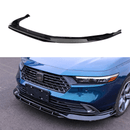 Fits 2023-Up Accord Gloss Black Competition Performance Style Front Bumper Lip-7