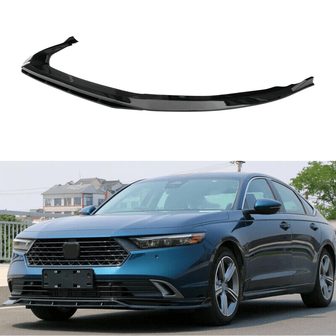 Fits 2023-Up Accord Gloss Black Competition Performance Style Front Bu ...