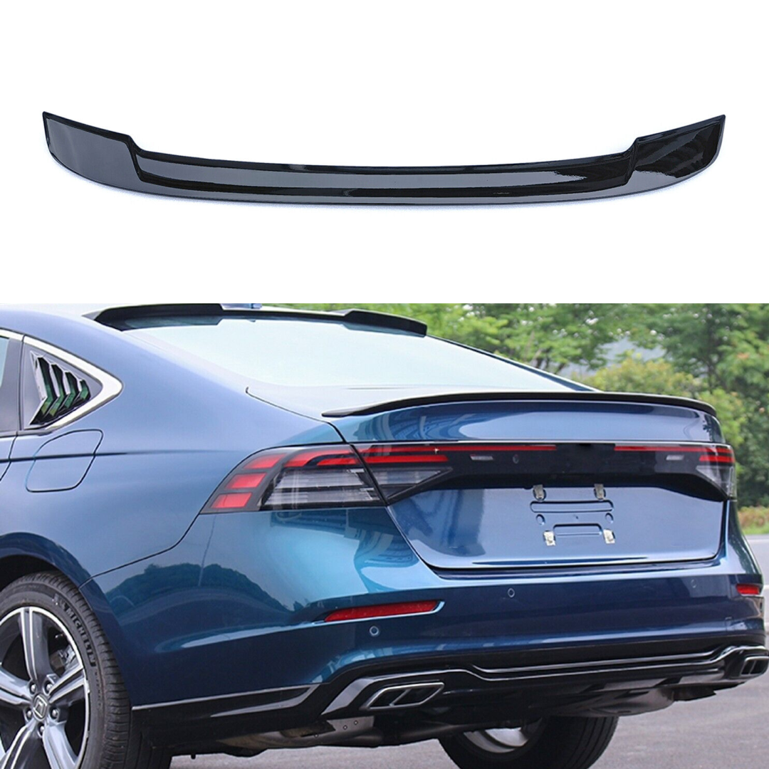 Fits 2023-Up Honda Accord OE Factory Style Gloss Black Rear Trunk Spoiler Wing