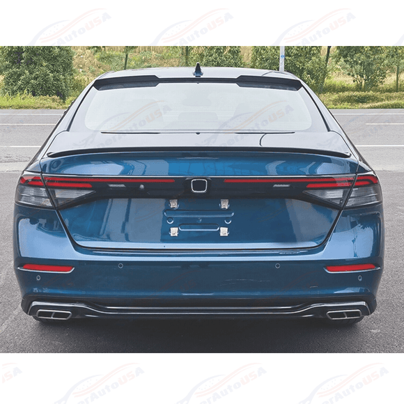Fits 2023-Up Honda Accord OE Factory Style Gloss Black Rear Trunk Spoiler Wing