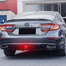 Fit 2018-2023 Honda Accord Sport Rear Diffuser Spoiler w/ LED Brake Light (Gloss Black)-6