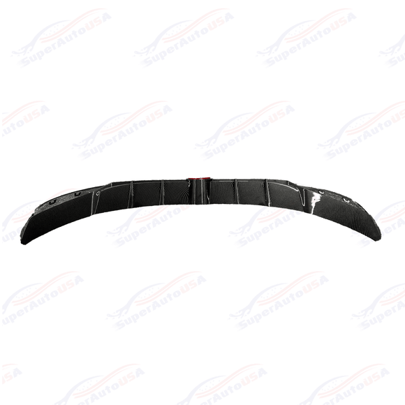 Fit 2018-2023 Honda Accord Sport Rear Diffuser Spoiler w/ LED Brake Light (Carbon Fiber Print)