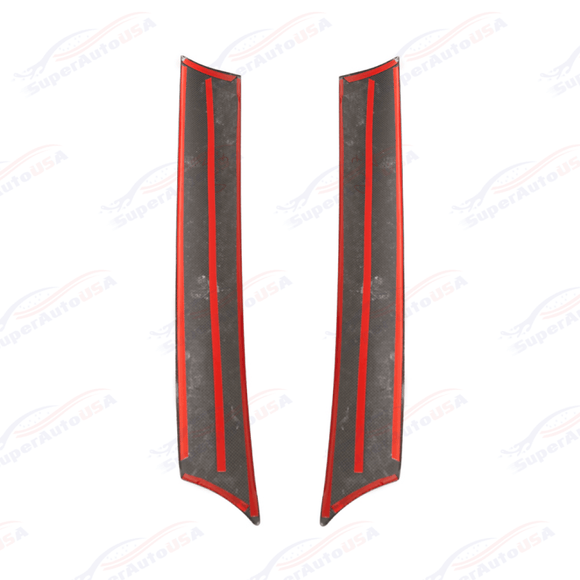 Fits 2020-Up Toyota GR Supra Carbon Fiber A-Pillar Panel Cover