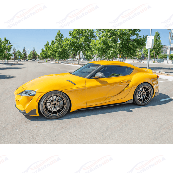 Fits 2020-Up Toyota GR Supra Carbon Fiber A-Pillar Panel Cover