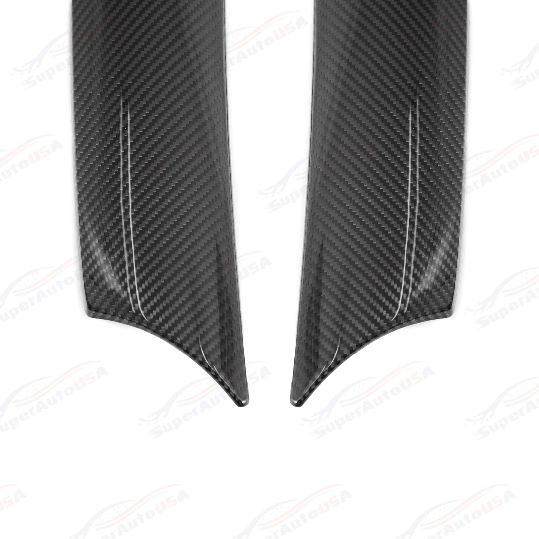 Fits 2020-Up Toyota GR Supra Carbon Fiber A-Pillar Panel Cover