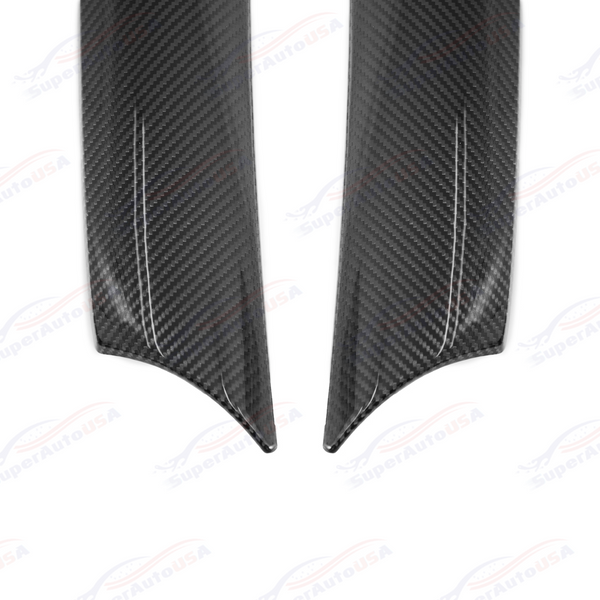 Fits 2020-Up Toyota GR Supra Carbon Fiber A-Pillar Panel Cover