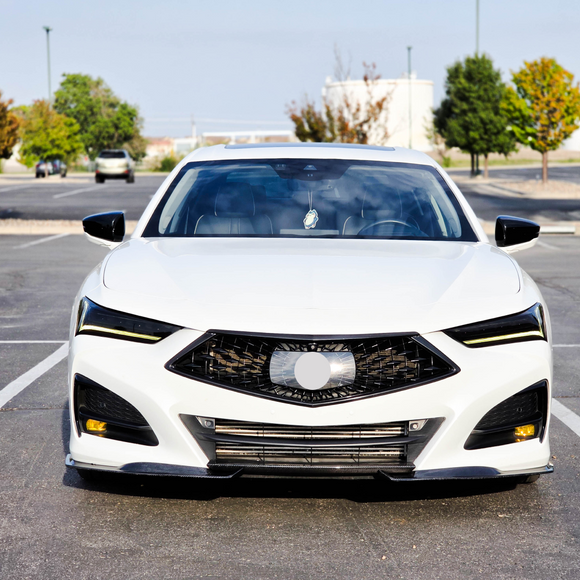Durable carbon fiber construction of the TLX front splitter