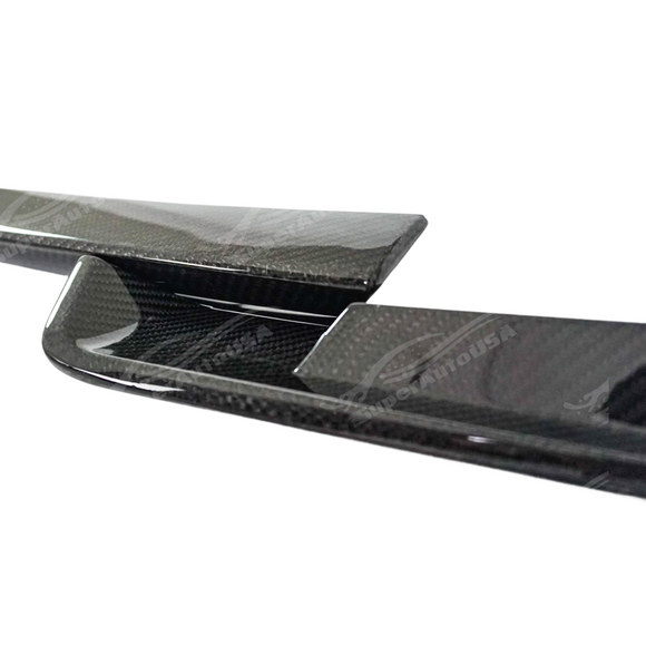 Lightweight carbon fiber material of the Acura TLX Type S style lip
