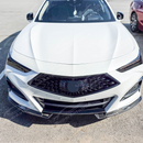 Front splitter on a grey Acura TLX