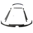 Profile view of the aerodynamic design intended to increase downforce on the Acura TLX