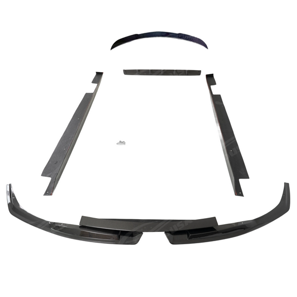 Profile view of the aerodynamic design intended to increase downforce on the Acura TLX