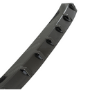 Real carbon fiber rear bumper diffuser with aggressive aero fins installed on a 2024 Acura TLX