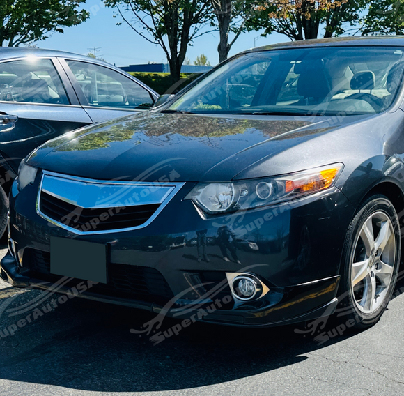 Sleek lower bumper lip kit installed on an Acura TSX
