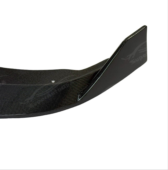 Front splitter lip for Acura Integra 2023 in carbon fiber finish by SuperAutoUSA.
