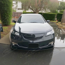 2013 TL upper grille molding matte black SuperAutoUSA

